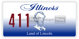 411  license plate in IL