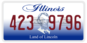 4239796  license plate in IL