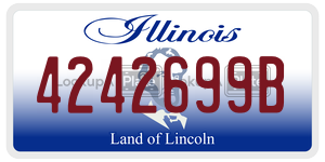 4242699B license plate in Illinois