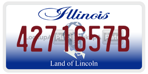 4271657B  license plate in IL