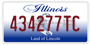 434277TC  license plate in IL