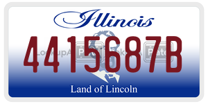 4415687B license plate in Illinois