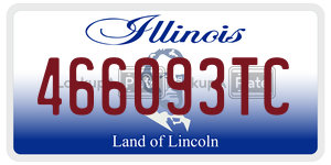 466093TC license plate in Illinois