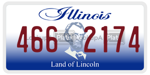 4662174  license plate in IL