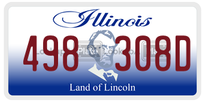 498308D license plate in Illinois