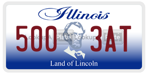 5003AT  license plate in IL