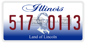 5170113 license plate in Illinois