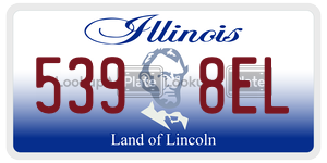 5398EL  license plate in IL