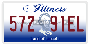 57291EL  license plate in IL