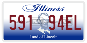 59194EL license plate in Illinois