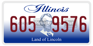 6059576  license plate in IL