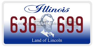 636699 license plate in Illinois