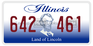 642461  license plate in IL