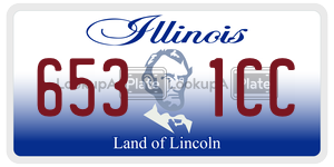 6531CC  license plate in IL