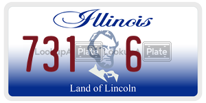 7316  license plate in IL