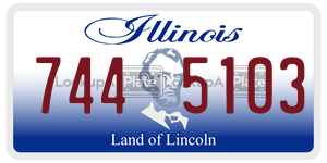 7445103  license plate in IL