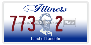 7732  license plate in IL