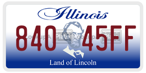 84045FF  license plate in IL