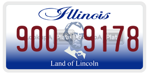 9009178  license plate in IL