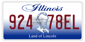 92478EL license plate in Illinois