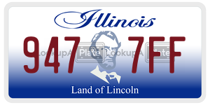9477FF  license plate in IL