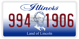 9941906  license plate in IL