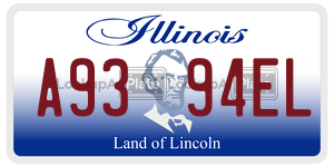 A9394EL  license plate in IL