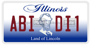 ABIDI1  license plate in IL