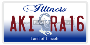 AKIRA16  license plate in IL