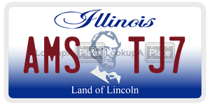 AMSTJ7  license plate in IL