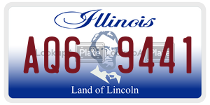AQ69441 license plate in Illinois