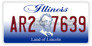AR27639  license plate in IL