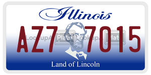 AZ77015  license plate in IL