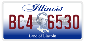 BC46530 license plate in Illinois