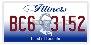 BC63152  license plate in IL
