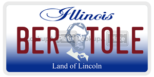 BERTOLE  license plate in IL
