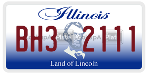BH32111  license plate in IL