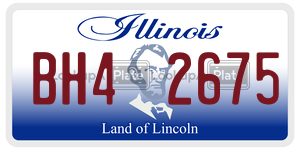 BH42675  license plate in IL