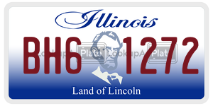 BH61272  license plate in IL
