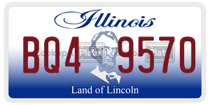 BQ49570  license plate in IL
