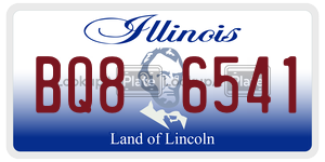 BQ86541 license plate in Illinois