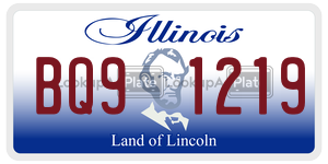 BQ91219  license plate in IL
