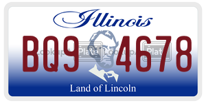 BQ94678  license plate in IL