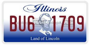 BU61709  license plate in IL