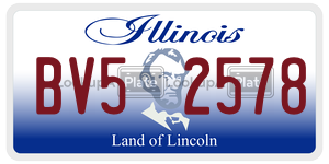 BV52578  license plate in IL