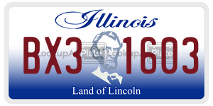 BX31603  license plate in IL