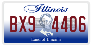 BX94406  license plate in IL