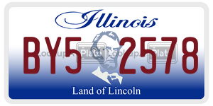 BY52578  license plate in IL