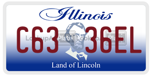 C6336EL  license plate in IL
