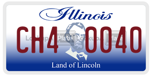 CH40040  license plate in IL